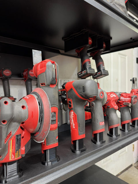 5 PACK Milwaukee M12 Tool Holders/Hanger/Vertical/Indexable with hidden mounting