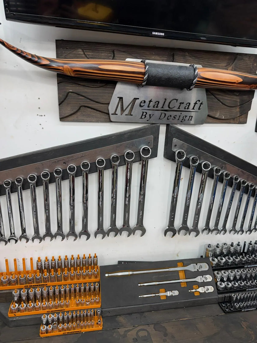 Wrench Holder | Hanger SET for Tool Board, Garage or Shop