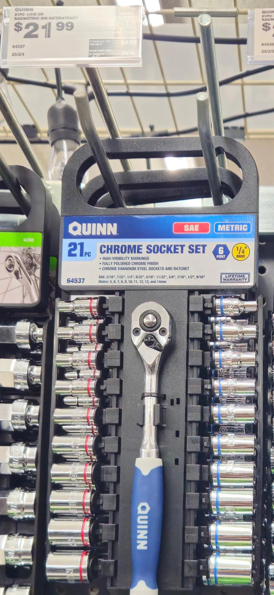 QUINN Socket Set Organizers for US General Mini Toolbox