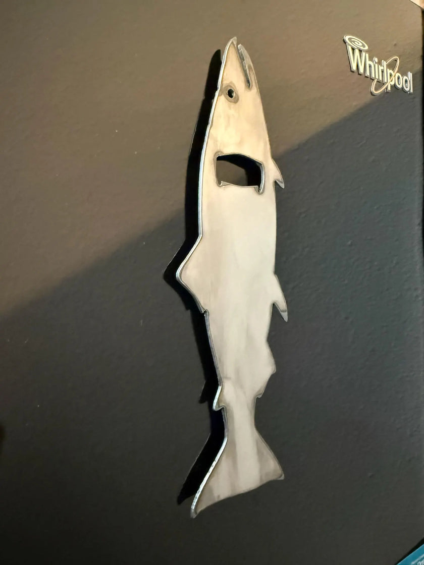 Magnetic Salmon Bottle Opener | Refrigerator Magnet