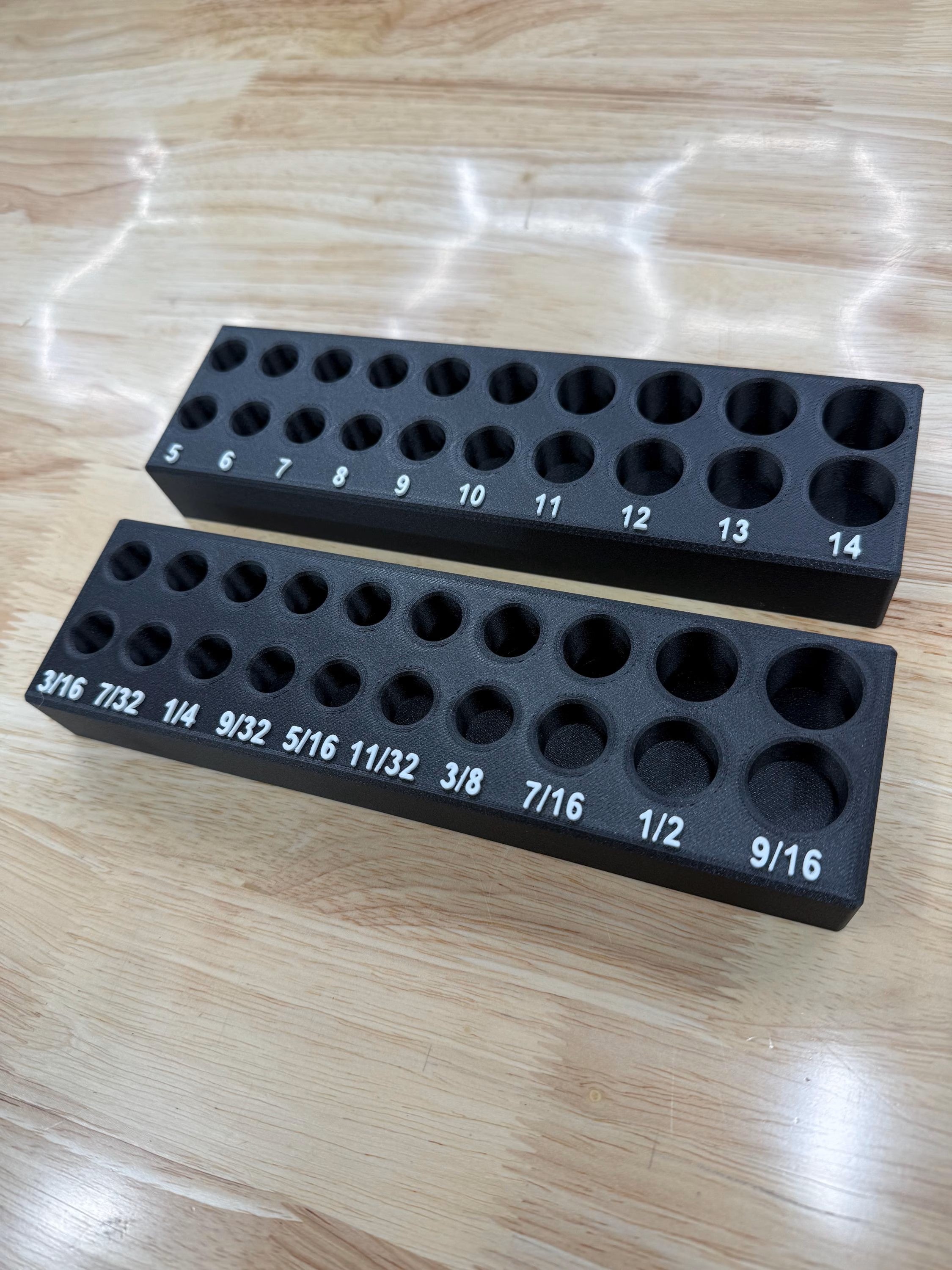 QUINN Socket Set Organizers for US General Mini Toolbox
