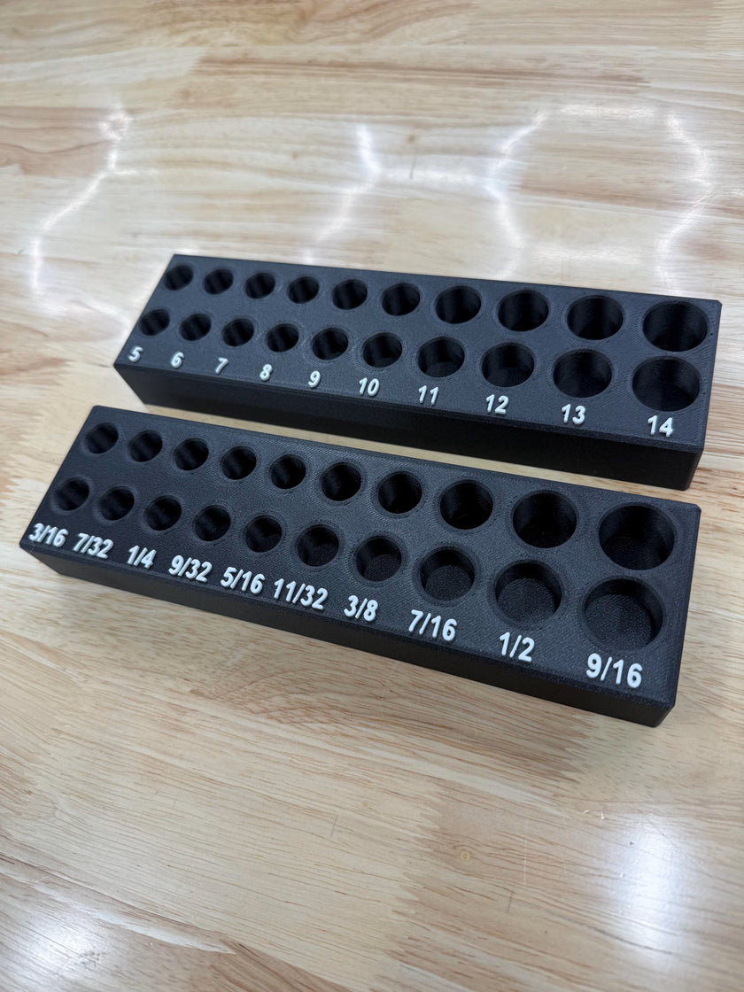 QUINN Socket Set Organizers for US General Mini Toolbox