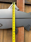 Metal Salmon Sign | 29” Long