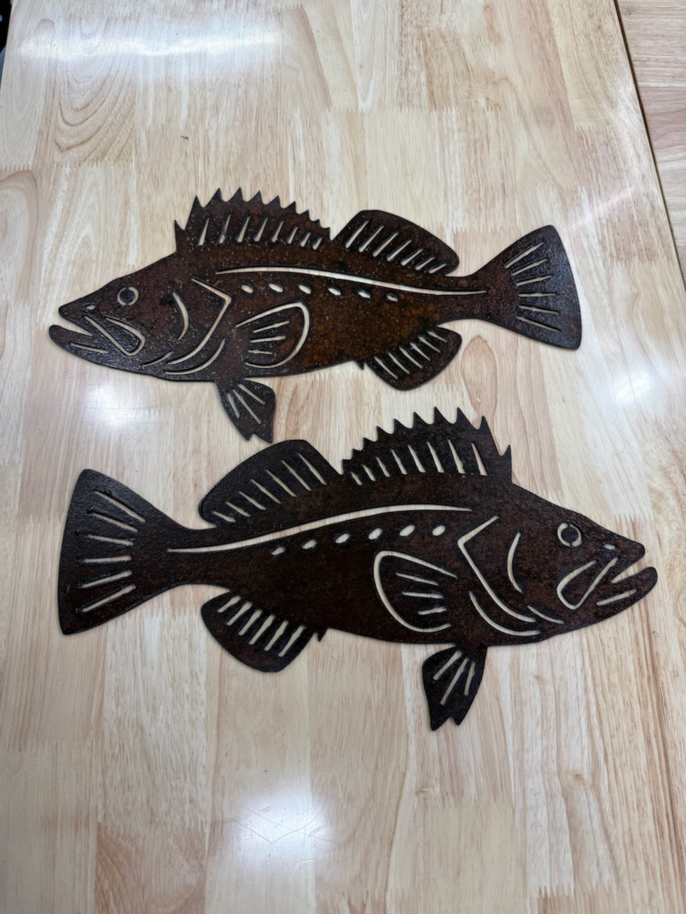 Rusted Metal Rockfish (Right Facing)