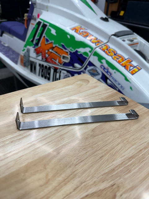 Kawasaki JS550 Oversized Fuel Tank Strap Brackets