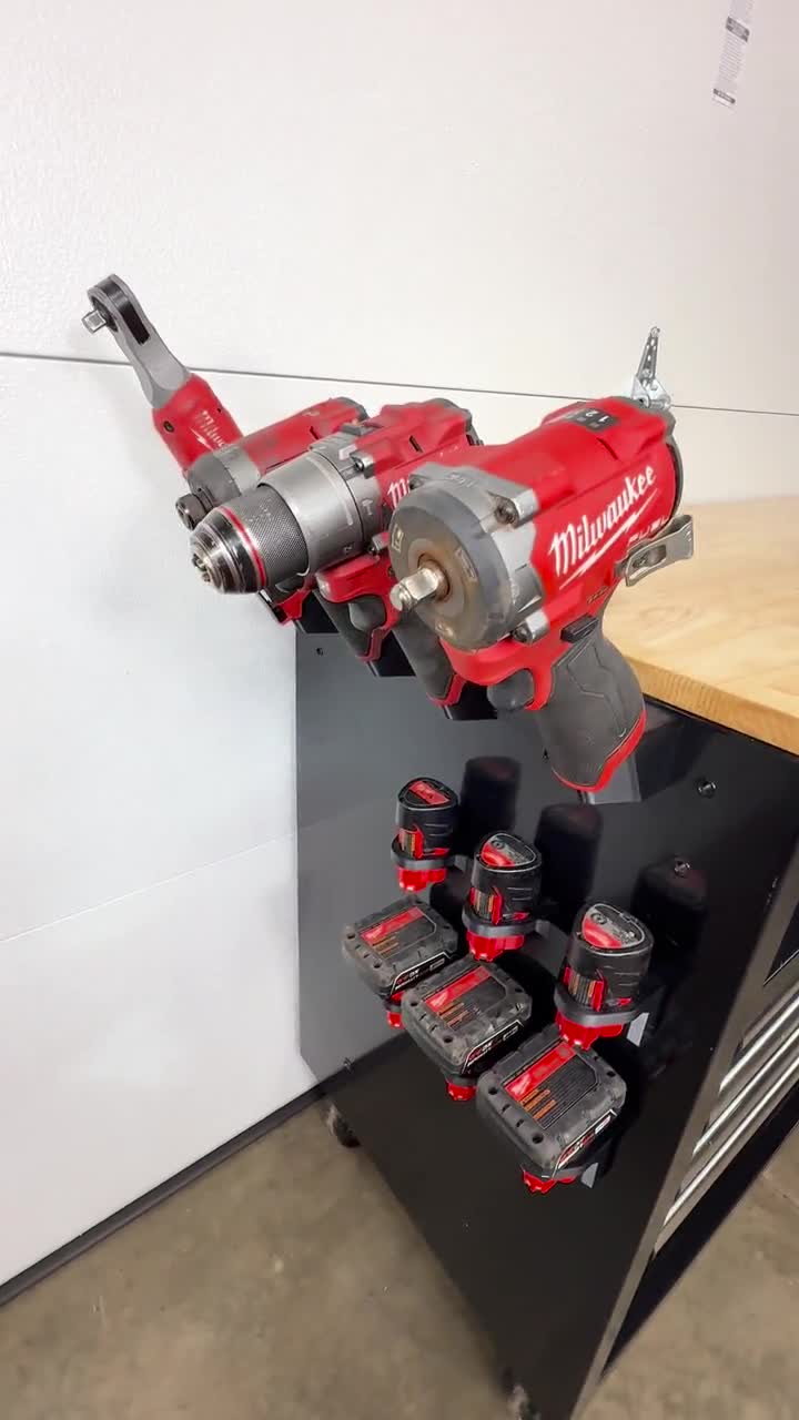 Magnetic Milwaukee M12 Side Mount Tool Holder | Hanger