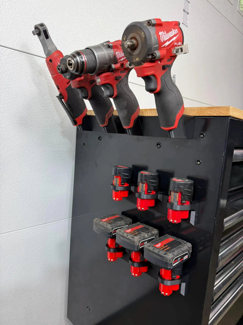 Magnetic Milwaukee M12 Battery Holder | Hanger